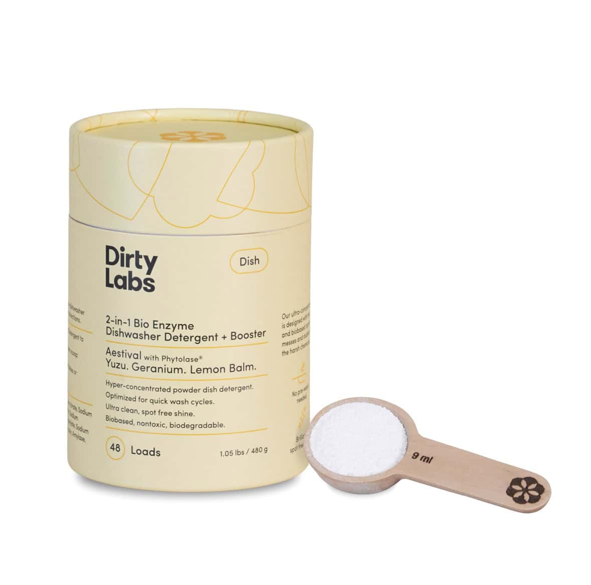Dirty Labs dishwasher detergent powder