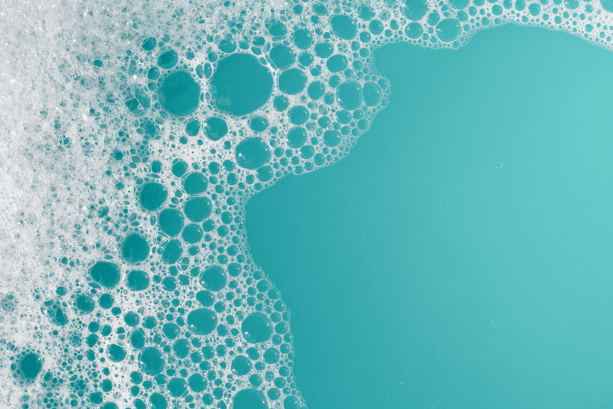 bubbles on the surface of water
